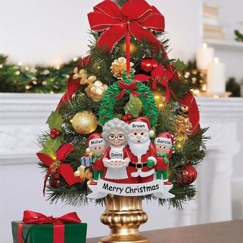 Christmas Ornaments Doll 6 Personalized Names and Text