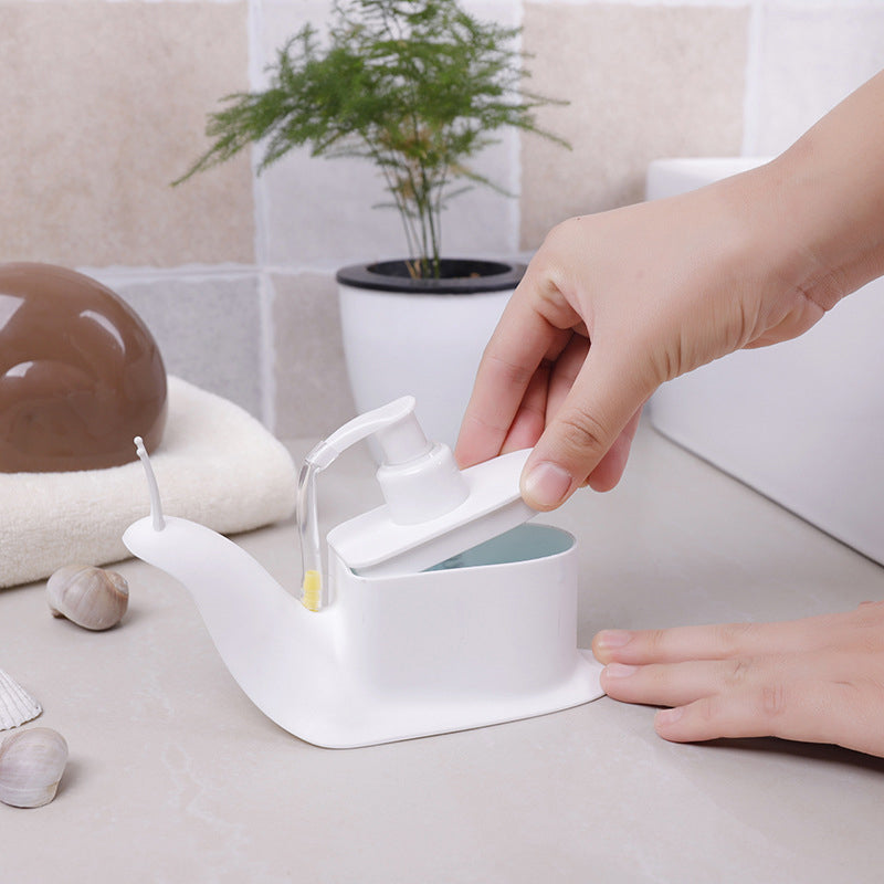 Cute Snail Soap Dispenser for Kitchen Bathroom