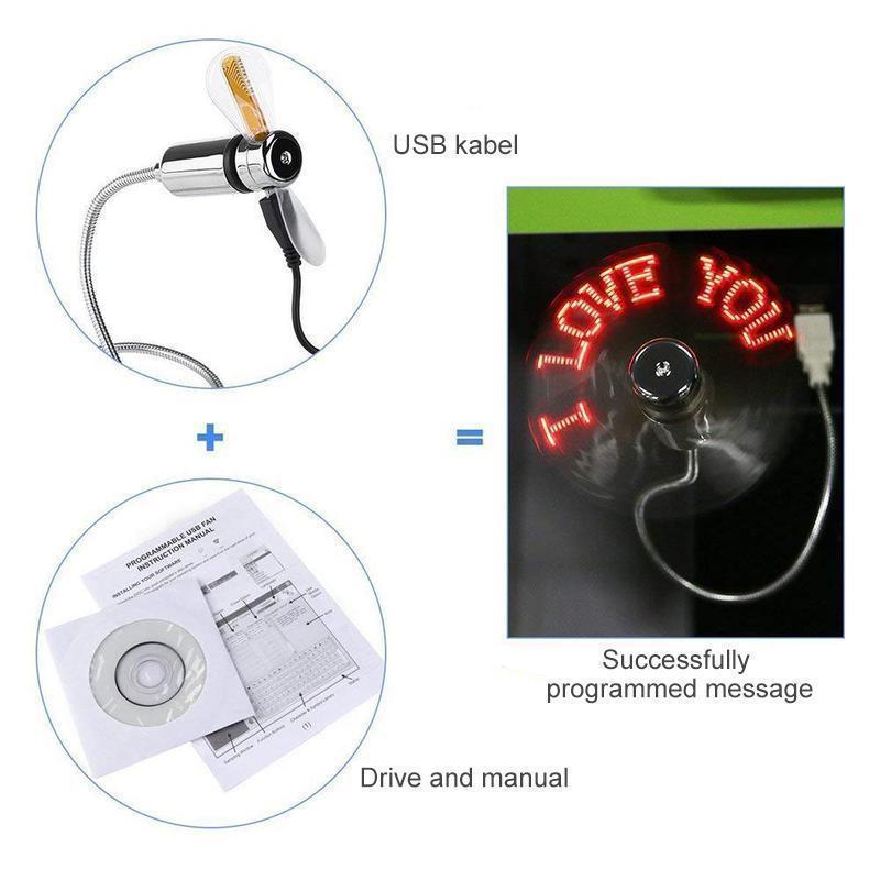 LED Fan, Flexible USB Fan