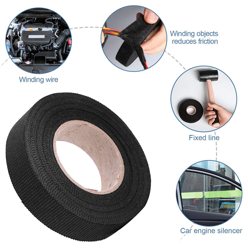 Wear-resistant fleece harness tape