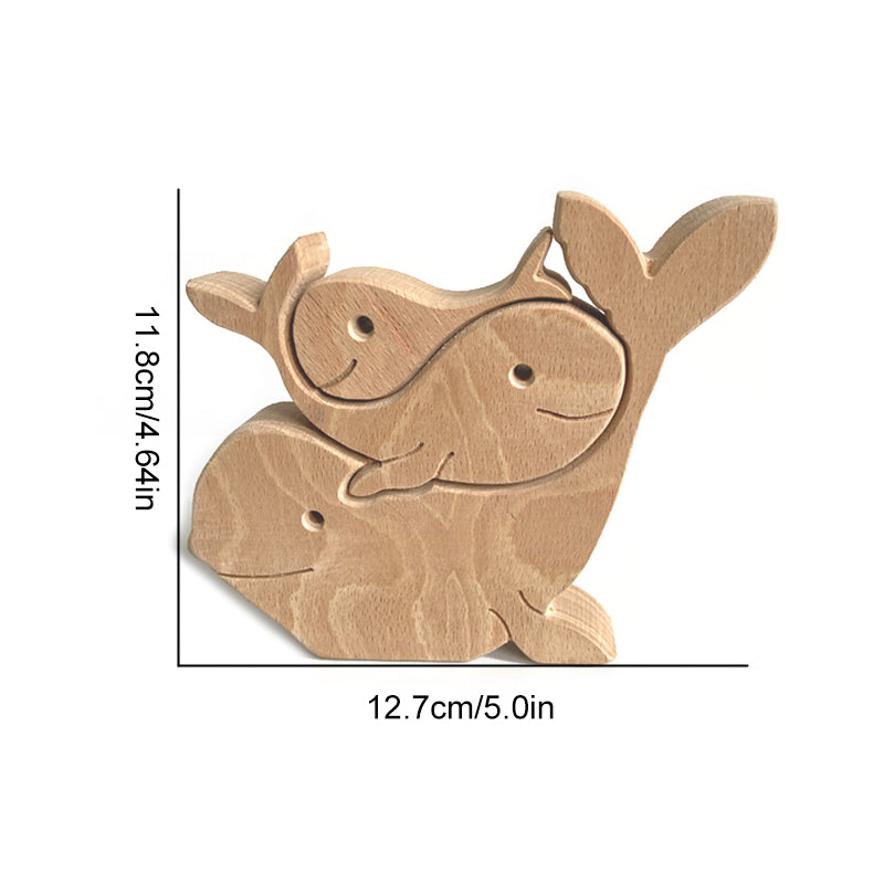 Mother's Day Animal Wooden Ornament