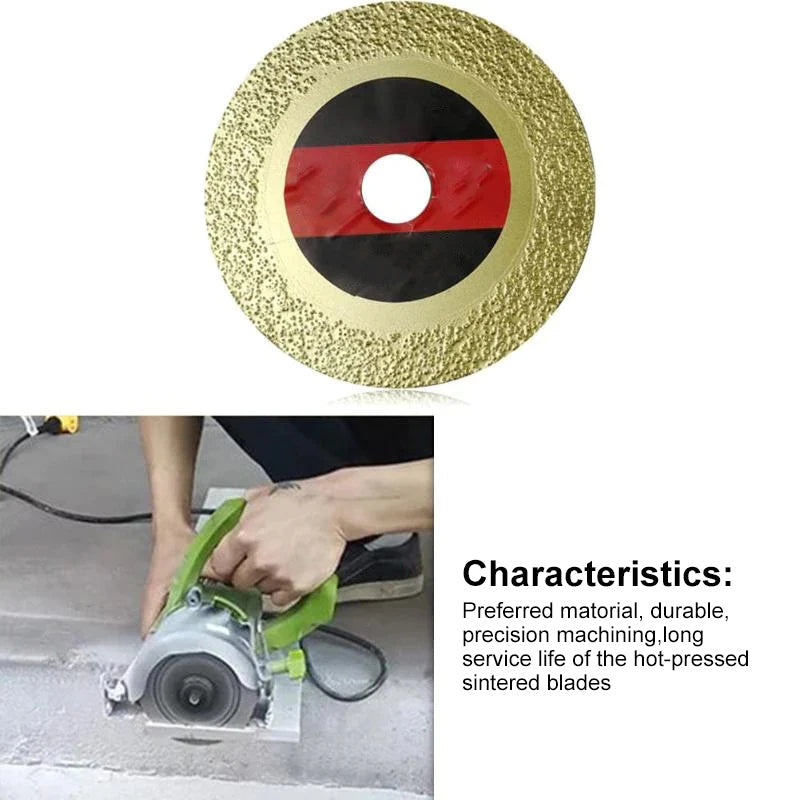 Round diamond saw blade