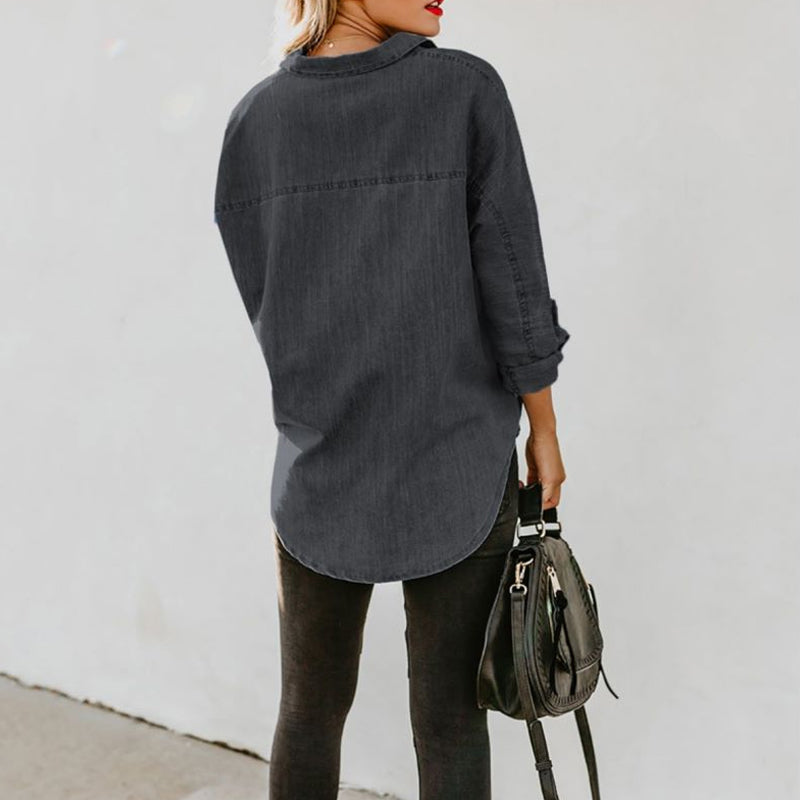 Long Sleeve Denim Shirt