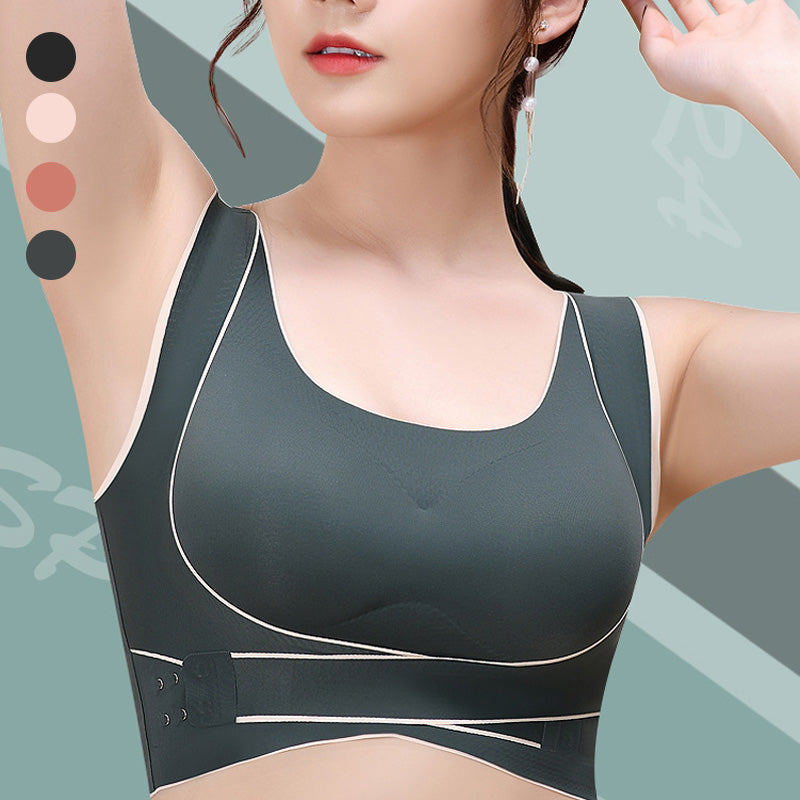 Button-front Vest Bra