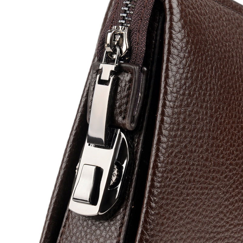 Anti-theft Combination Lock Business Men's Clutch