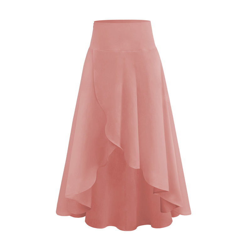 Ruffle Irregular Skirt