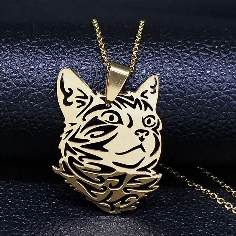 Cat Face Necklace
