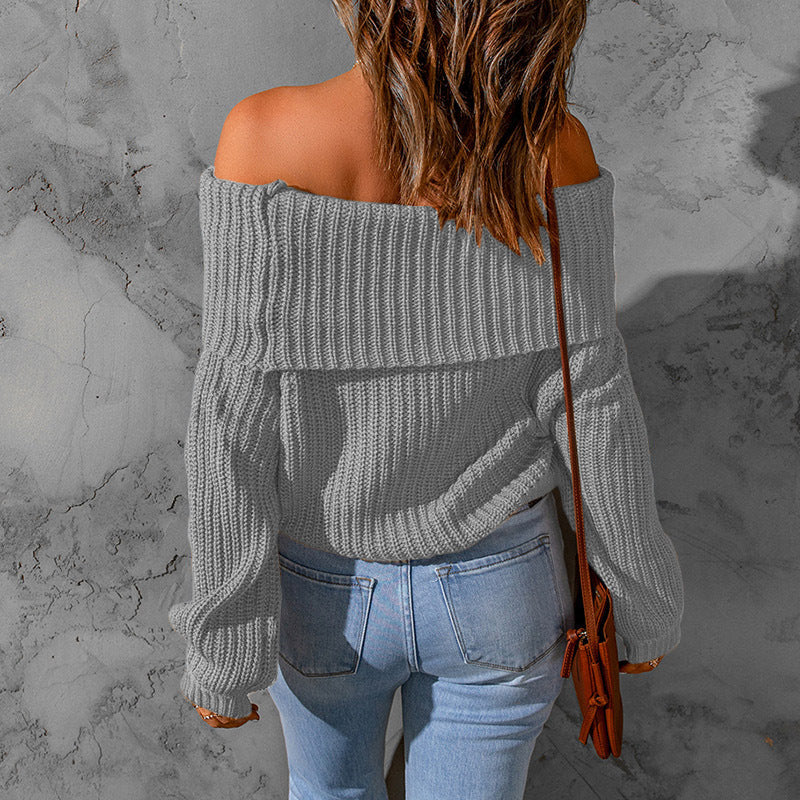 Off-shoulder Sweater