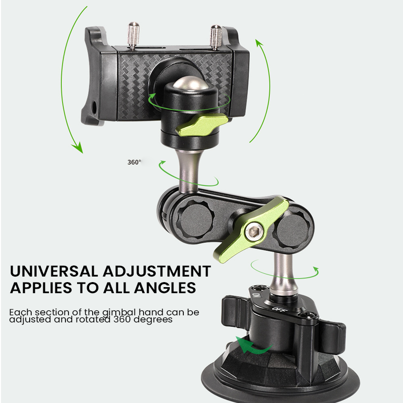 Car Suction Cup HolderUniversal Ball Head Arm for Phone