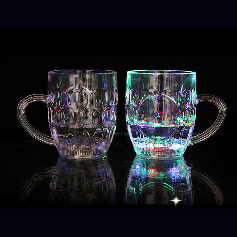 LED Flashing Glass Cups