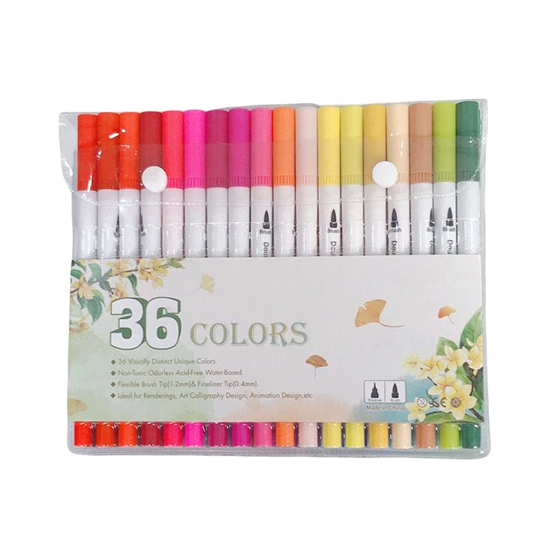 Double-sided watercolor pencil set