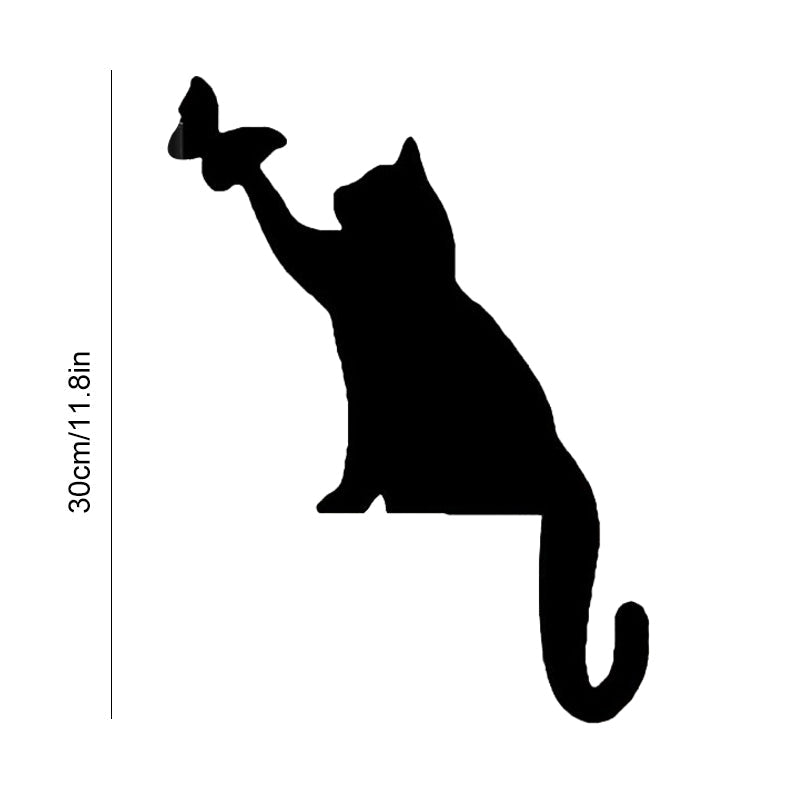 Halloween Black Cat Door Corner Sign Decoration