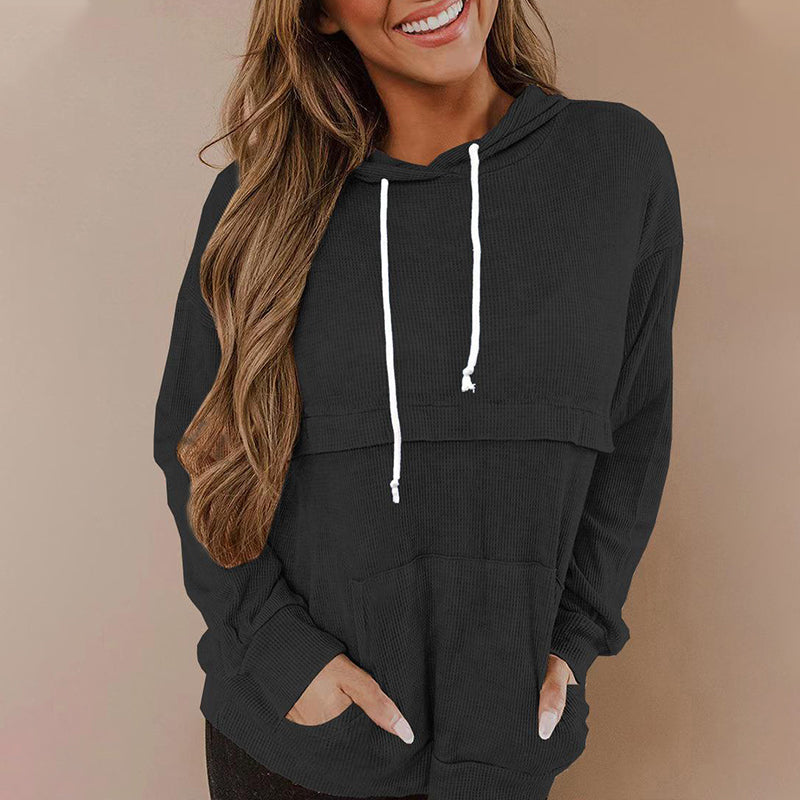 Waffle Hooded T-shirt