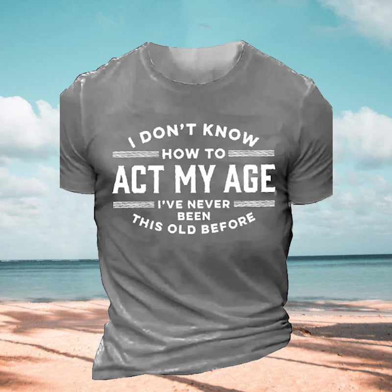3D Printed Men's Short Sleeve T-Shirt