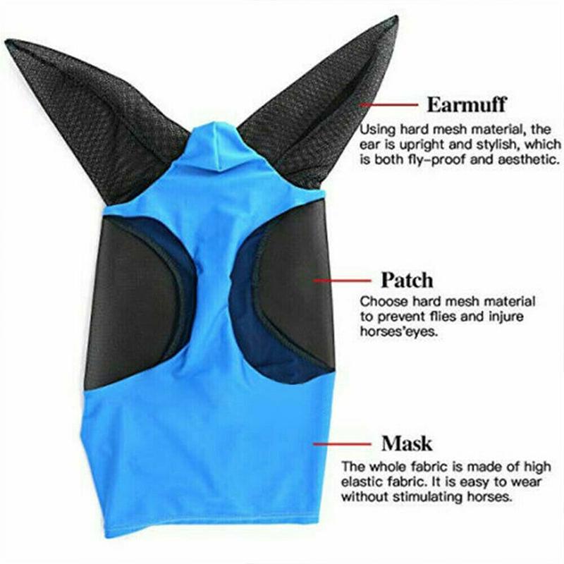 Anti-Fly Mesh Equine Mask