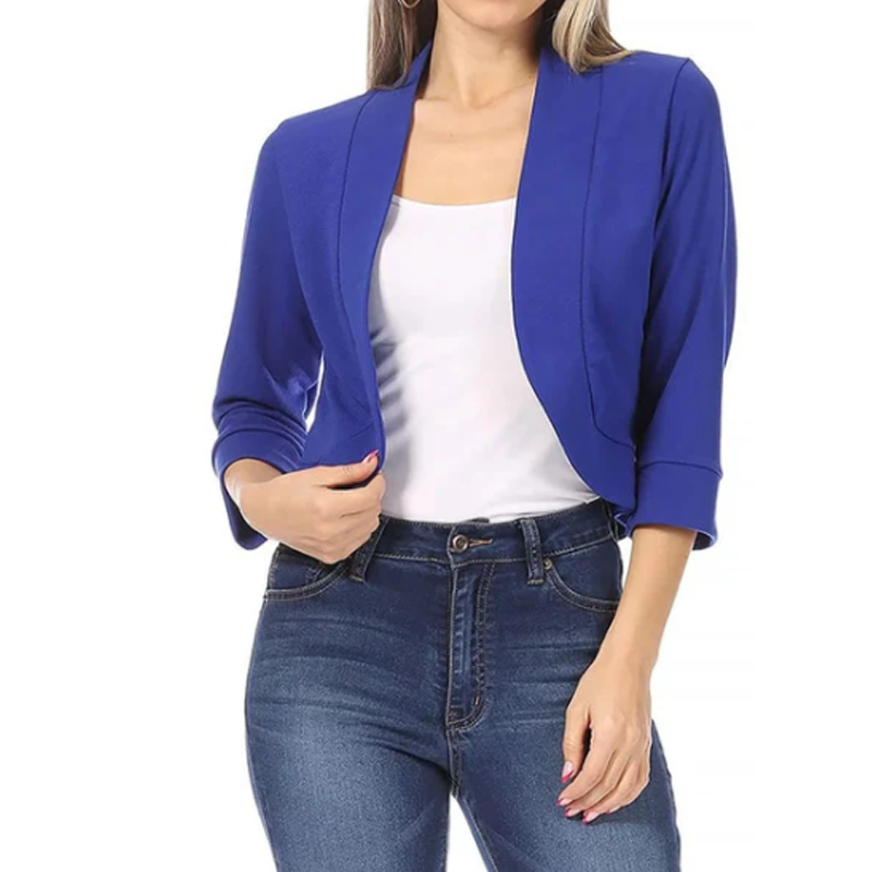 Solid Color Short Small Suit