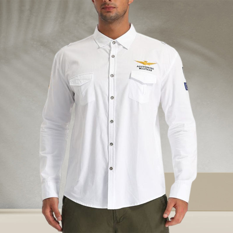 Aviator Men's Long Sleeve Shirt