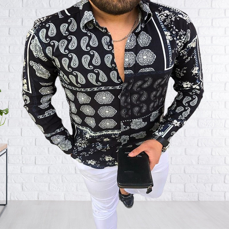 Cashew Print Men's Shirt