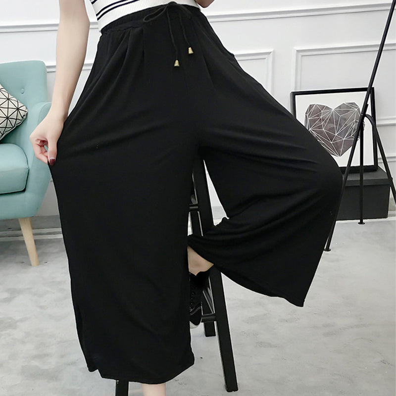 Women's Cropped Wide Leg Pants