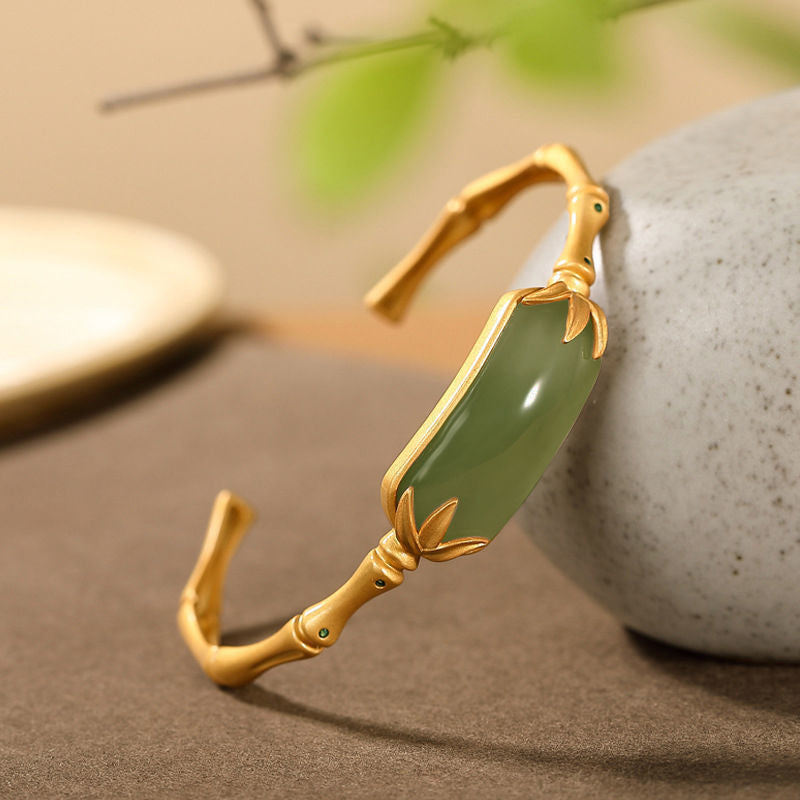 Elegant Antique Bamboo Bracelet