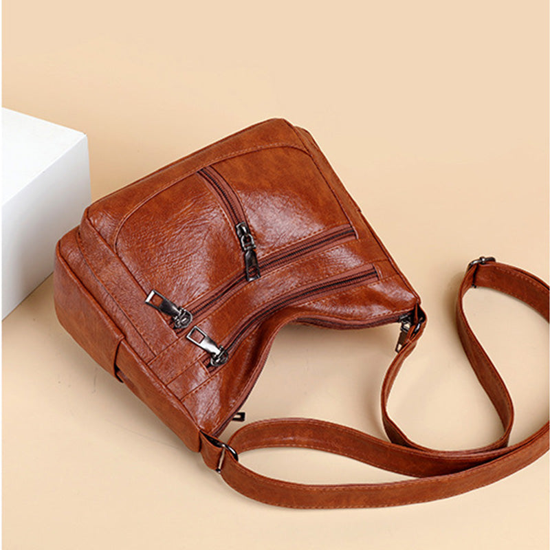 Soft Leather Crossbody Bag for Women