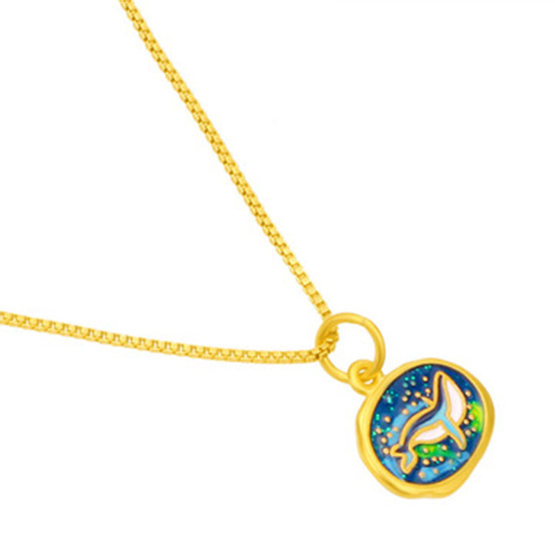 Children's Starry Whale Necklace