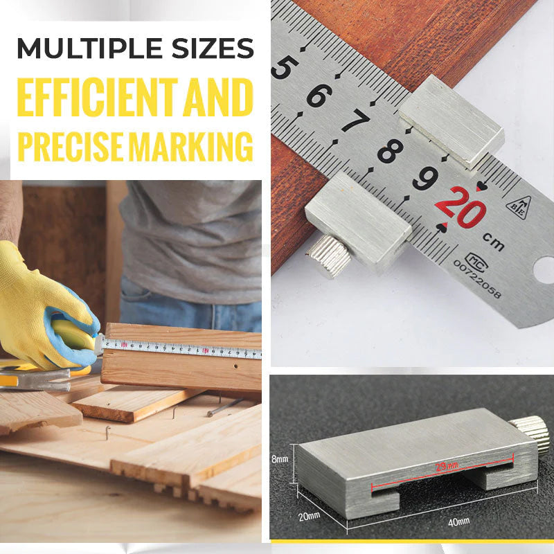 Precise Marking Locator Ruler Limiter with Lock