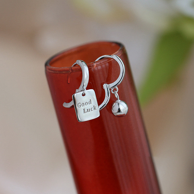 Lucky Alphabet Earrings