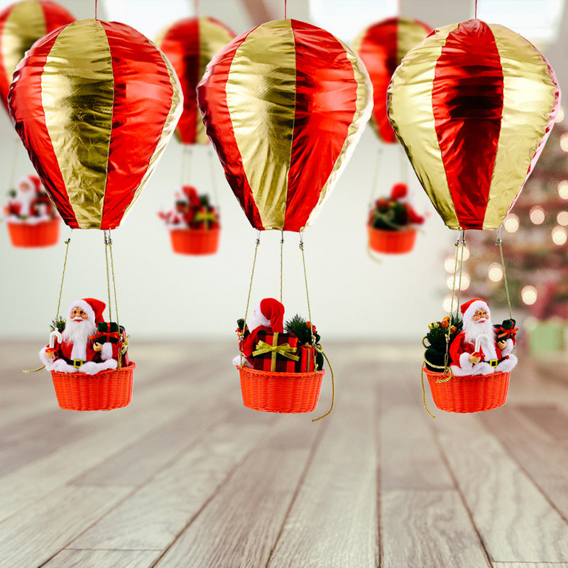 Santa Claus Hot Air Balloon Christmas Tree  Decoration
