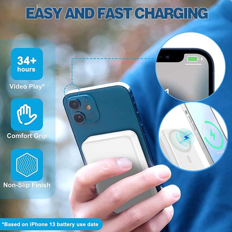 Portable Wireless Magnetic Power Bank