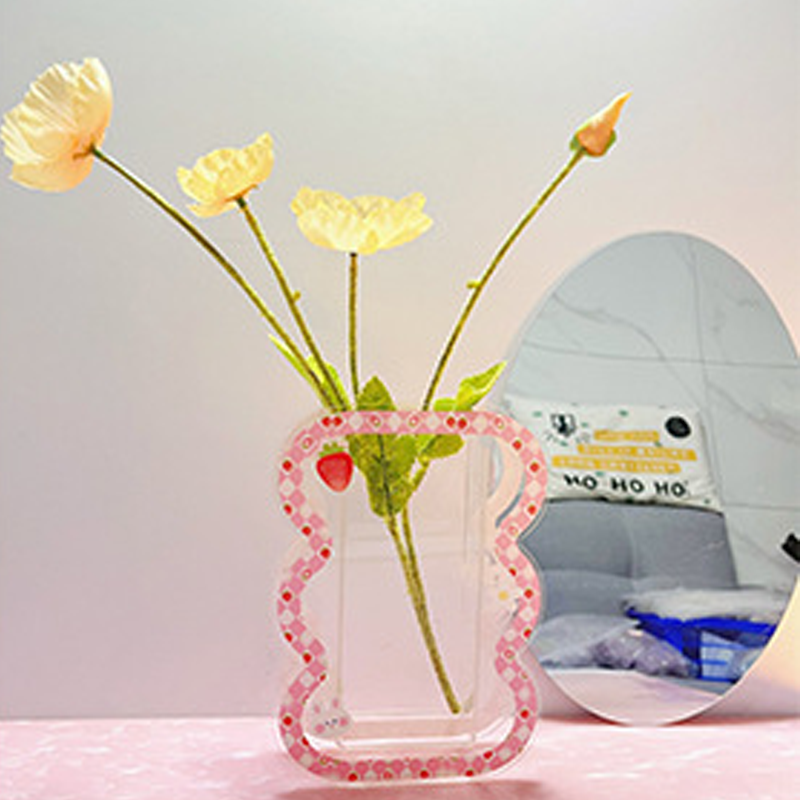 Living Room Creative Flower Arrangement Acrylic Vase