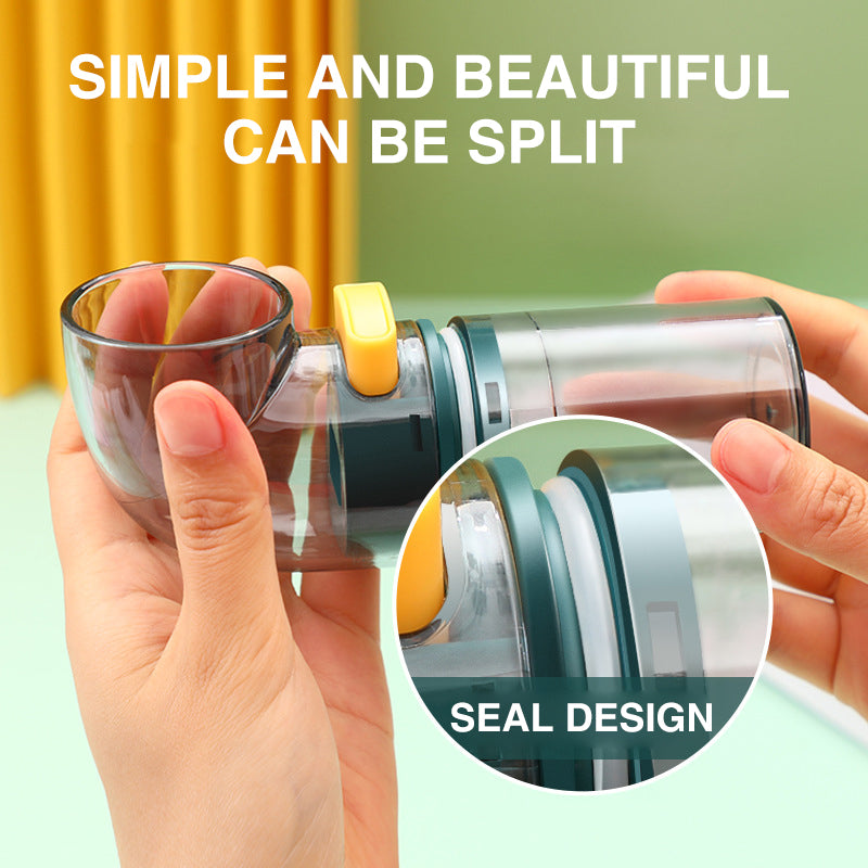 Arc press quantitative salt bottle