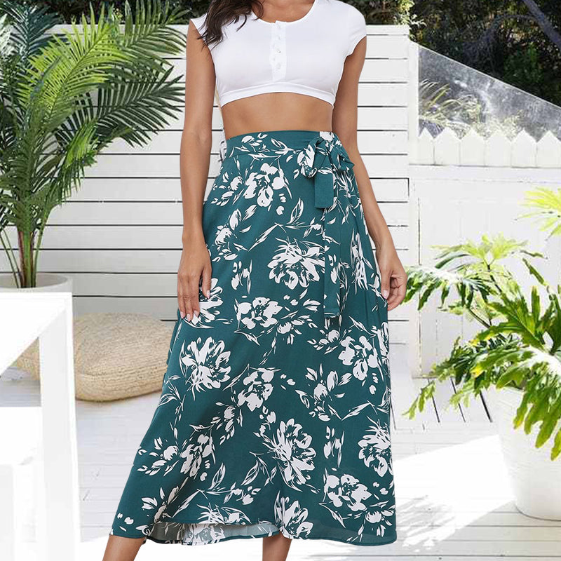 Floral Chiffon Skirt