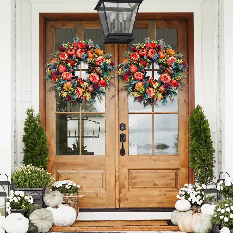 Pumpkin Decorative Wreath