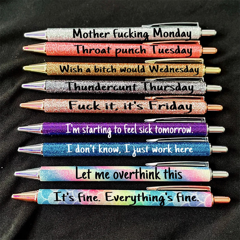 Glitter Ballpoint Pens