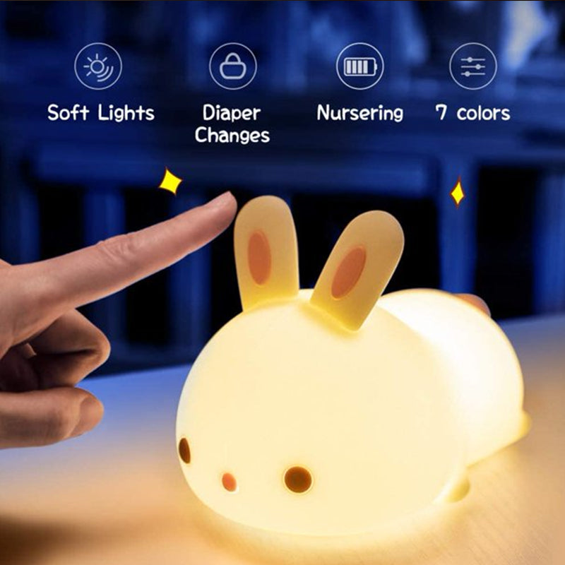 Rabbit Silicone Night Light