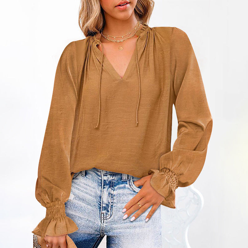 Cuff Flared Shirt