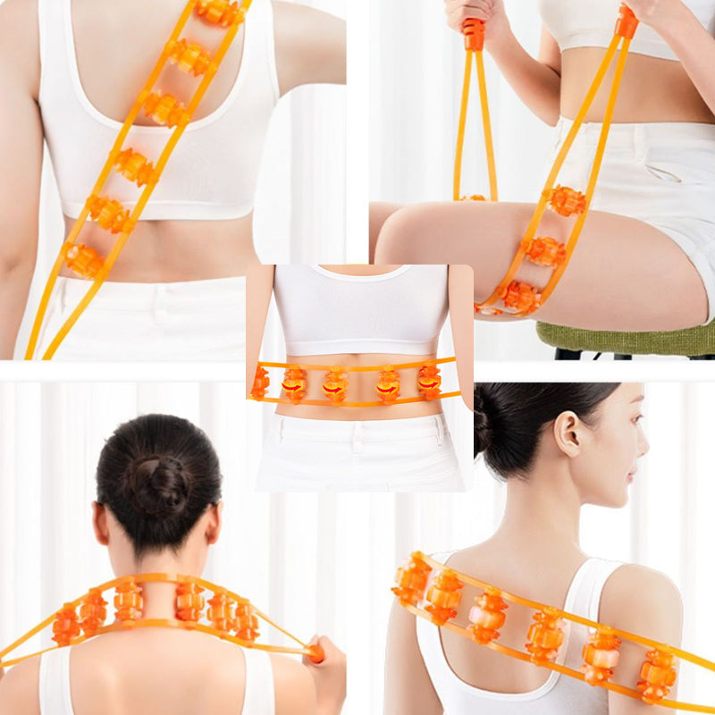 Portable Handmade Back Massage Roller Rope