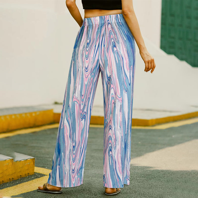 Tie Dye Wide Leg Pants