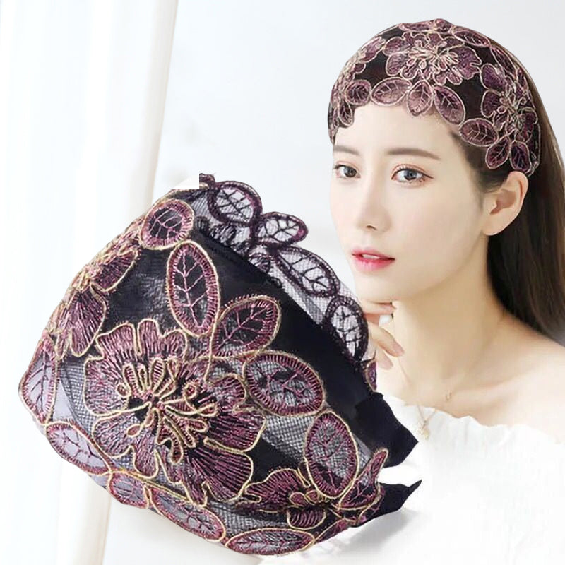 Lace Flower Headband