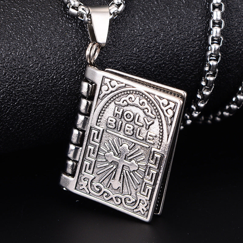 Tiny Bible Necklace