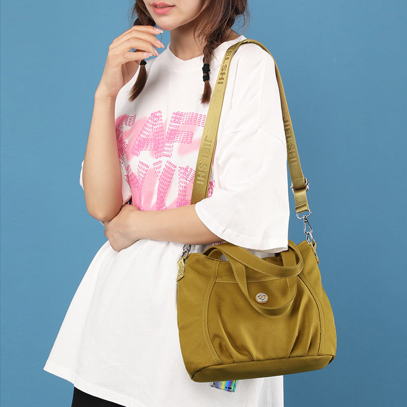 Women's Crossbody Lightweight Multi-Pocket Zipper Pocket Nylon Shoulder Bag