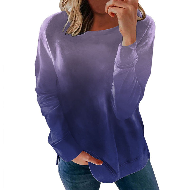 Gradient Polo Crewneck Sweatshirt