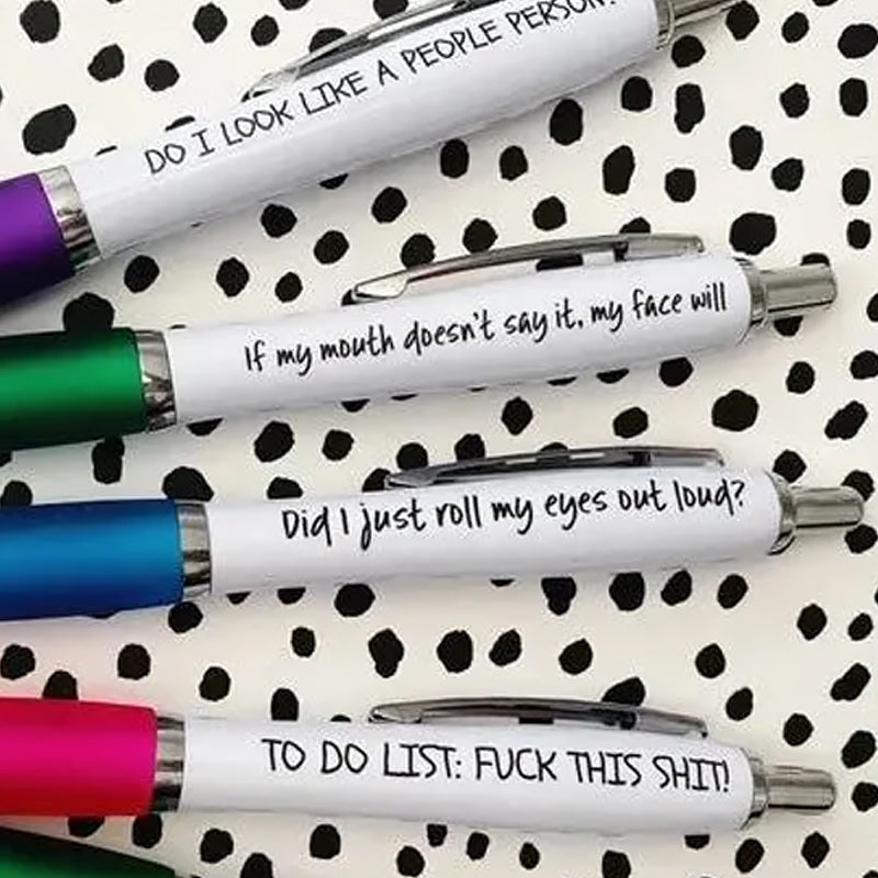 Sarcastic office pens