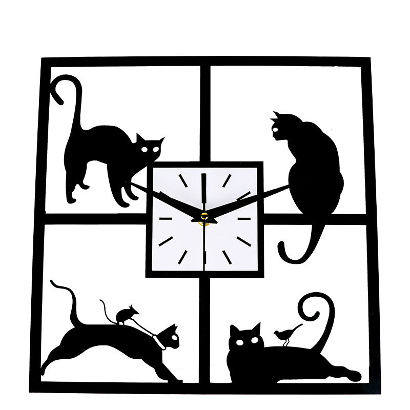 Black Cat Clock