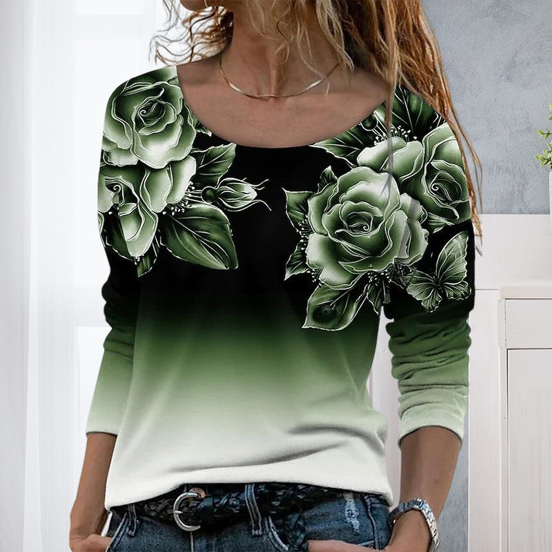 Crew Neck Casual 3D Print T-Shirt