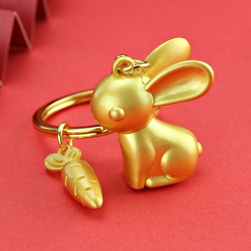 Carrot Rabbit Keychain