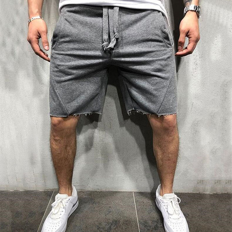 Men Loose Elastic Waist Shorts