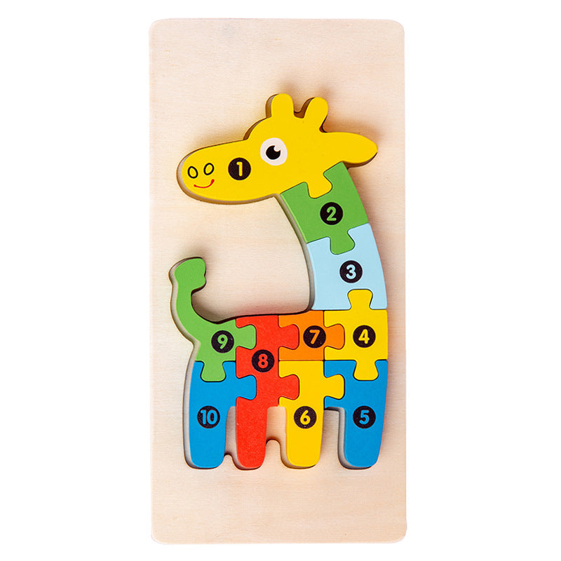 Children's Educational 3D Wooden Puzzle