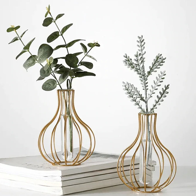 Decorative Vase with Metal Wire